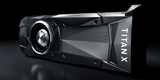 画像ギャラリー No.002のサムネイル画像 / NVIDIA，Pascal世代の新GPU「TITAN X」を発表。製品名から「GeForce」表記が外れた最上位モデルは，シェーダプロセッサ3584基を集積