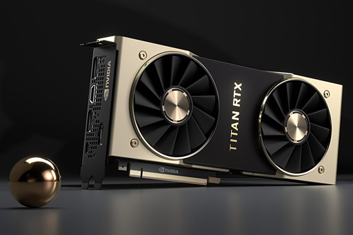 画像ギャラリー No.002のサムネイル画像 / NVIDIA,「TITAN RTX」を発表。TU102コアのフルスペックで2499ドル