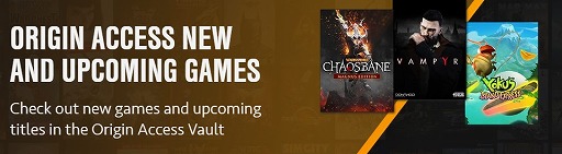 画像ギャラリー No.001のサムネイル画像 / 「Origin Access」に「Warhammer」シリーズの新作や「Vampyr」など8本のタイトルが追加