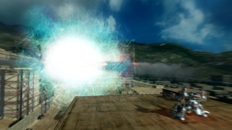 画像ギャラリー No.018のサムネイル画像 / 「ARMORED CORE VERDICT DAY」構えなしで強力な武器が使えるようになる「武器腕」や，弱点を補える実体シールドなど，追加される新パーツを紹介