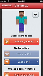 画像ギャラリー No.004のサムネイル画像 / 57 Digital，「Minecraft」のペーパークラフトが作成できるiOSアプリ「Minecraft Papercraft Studio」をリリース