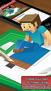 画像ギャラリー No.007のサムネイル画像 / 57 Digital，「Minecraft」のペーパークラフトが作成できるiOSアプリ「Minecraft Papercraft Studio」をリリース
