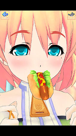 画像ギャラリー No.006のサムネイル画像 / 世界初の美少女×早食いアプリ!? スマートフォン向けカジュアルゲーム「モグモグゆなちゃん.」を紹介する「(ほぼ)日刊スマホゲーム通信」第184回
