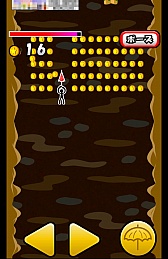 画像ギャラリー No.003のサムネイル画像 / 傘一本持って高速落下。スマートフォン向けアクション「落下でコイン」を紹介する「（ほぼ）日刊スマホゲーム通信」第206回