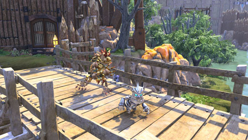 画像ギャラリー No.015のサムネイル画像 / ［TGS 2013］「KNACK」はコアゲーマー向けの高難度モードと，誰でも遊べる仕組みの両方が用意されたアクションゲーム。プレゼンテーションをレポート