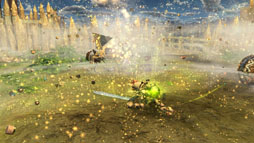画像ギャラリー No.020のサムネイル画像 / ［TGS 2013］「KNACK」はコアゲーマー向けの高難度モードと，誰でも遊べる仕組みの両方が用意されたアクションゲーム。プレゼンテーションをレポート