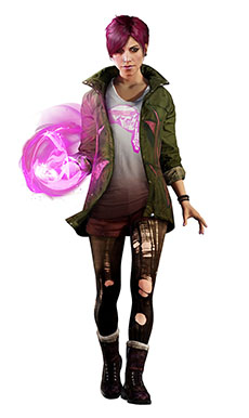 画像ギャラリー No.028のサムネイル画像 / 「inFAMOUS: Second Son」，主人公の「デルシン・ロウ」の新たな能力“ネオン”の詳細や，登場キャラクター情報などが明らかに