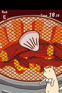 貝がらブラッコ 貝をやく2