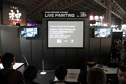 画像ギャラリー No.001のサムネイル画像 / ［TGS 2013］さまざまな活動を精力的に行うredjuice氏の，ライブペイントが行われたTokyo Otaku Modeブースの模様をお届け