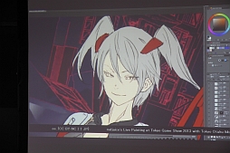 画像ギャラリー No.027のサムネイル画像 / ［TGS 2013］さまざまな活動を精力的に行うredjuice氏の，ライブペイントが行われたTokyo Otaku Modeブースの模様をお届け