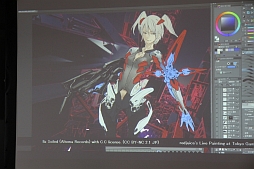 画像ギャラリー No.029のサムネイル画像 / ［TGS 2013］さまざまな活動を精力的に行うredjuice氏の，ライブペイントが行われたTokyo Otaku Modeブースの模様をお届け