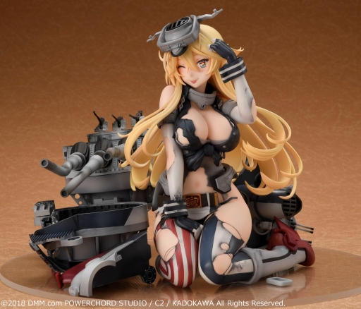 画像ギャラリー No.001のサムネイル画像 / 「艦これ」のIowaが中破姿で立体化。「重兵装Ver.」「軽兵装Ver.」の2種が予約開始