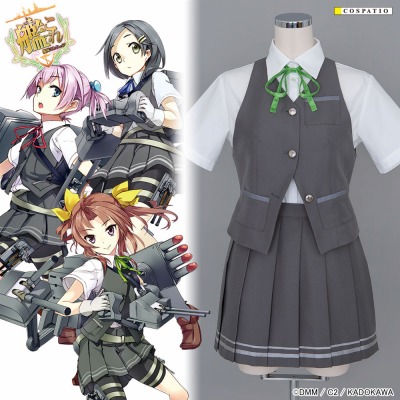 画像ギャラリー No.001のサムネイル画像 / 「艦これ」の陽炎型駆逐艦姉妹が着ているベストとスカートがコスパより登場