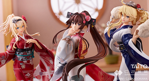 画像ギャラリー No.002のサムネイル画像 / 「艦これ」,オンラインくじ“ARくじアタルス”に,おめかし艦娘と装備の妖精さんのフィギュアが登場