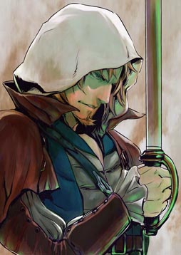 画像ギャラリー No.005のサムネイル画像 / 漫画「アサシン クリード4 ブラック フラッグ(仮)」の連載が「ジャンプ改」9月号よりスタート。ゲームの設定と世界観をベースにオリジナルストーリーが描かれる