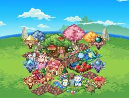 画像ギャラリー No.002のサムネイル画像 / 育成ゲーム「ぷちココ 光とたまごと聖なる樹」のサービスがMobageで開始