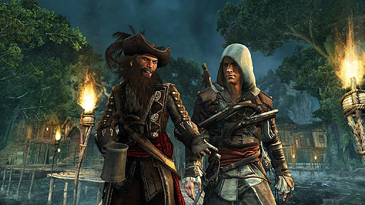 画像ギャラリー No.002のサムネイル画像 / NPCとプレイできるCo-opモードも？　PS4版「Assassin's Creed IV: Black Flag」のインゲームシーンも収録した開発者ビデオダイアリーが公開に