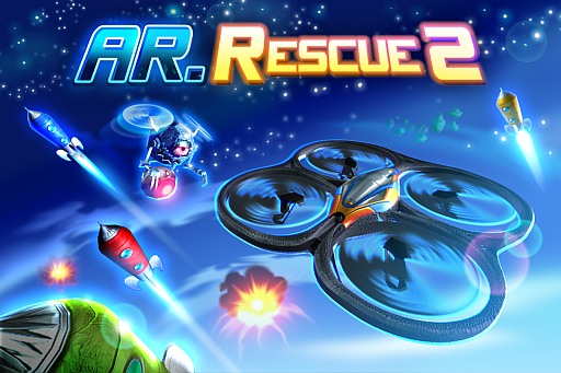 画像ギャラリー No.002のサムネイル画像 / 最新AR.Drone専用のゲームアプリ「AR.Race 2」「AR.Rescue 2」が配信中