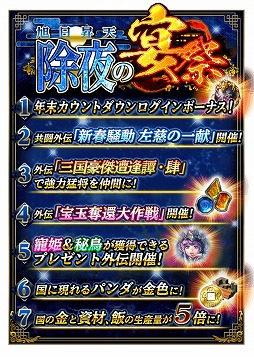 画像ギャラリー No.002のサムネイル画像 / 「蒼の三国志」,年末年始キャンペーンのスケジュールが公開