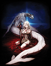 画像ギャラリー No.006のサムネイル画像 / 「ドラッグ オン ドラグーン3」では「ウタウタイ」と呼ばれる特殊能力者の姉妹がドラゴンと共に戦う。最新SSやイメージボードも公開に