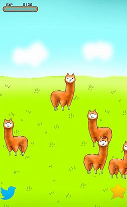 画像ギャラリー No.001のサムネイル画像 / 愛らしい動物が壮絶な進化を遂げる。スマートフォン向け育成ゲーム「アルパカにいさん」を紹介する「（ほぼ）日刊スマホゲーム通信」第205回