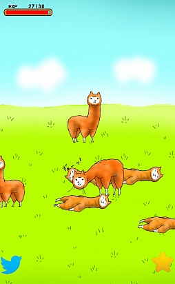 画像ギャラリー No.004のサムネイル画像 / 愛らしい動物が壮絶な進化を遂げる。スマートフォン向け育成ゲーム「アルパカにいさん」を紹介する「（ほぼ）日刊スマホゲーム通信」第205回