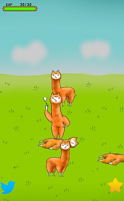 画像ギャラリー No.005のサムネイル画像 / 愛らしい動物が壮絶な進化を遂げる。スマートフォン向け育成ゲーム「アルパカにいさん」を紹介する「（ほぼ）日刊スマホゲーム通信」第205回