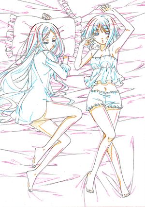 画像ギャラリー No.003のサムネイル画像 / 「MIND≒0（マインド/ゼロ）」，店舗別特典用イラストラフ5種類が公開に。ゲーム中とは違った雰囲気の学生服/ネグリジェ/ビキニ/着物姿をお披露目