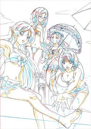 画像ギャラリー No.004のサムネイル画像 / 「MIND≒0（マインド/ゼロ）」，店舗別特典用イラストラフ5種類が公開に。ゲーム中とは違った雰囲気の学生服/ネグリジェ/ビキニ/着物姿をお披露目