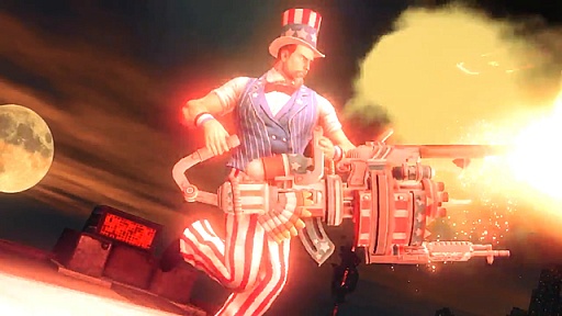 画像ギャラリー No.002のサムネイル画像 / 「Saints Rows IV」，アメリカ独立記念日にちなんだ最新ムービーが公開。ケンジーとの間に恋も芽生える？