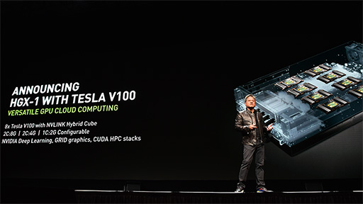 画像ギャラリー No.035のサムネイル画像 / 次世代GPU「Volta」からAIまで,新製品&新サービスラッシュだったJensen Huang氏のGTC 2017基調講演レポート