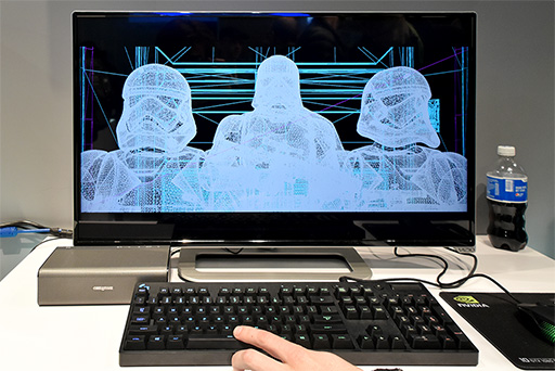 画像ギャラリー No.005のサムネイル画像 / ［GDC 2018］「RTX」一色のNVIDIAブースで，ゲームにおけるレイトレーシング技術の活用アイデアをチェック