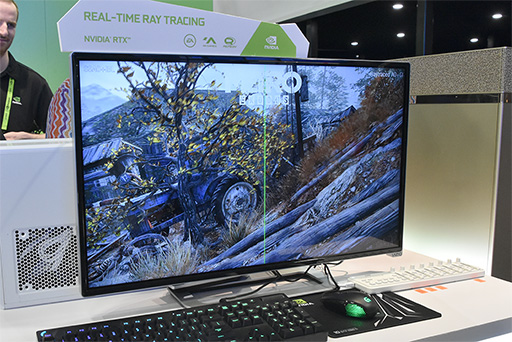 画像ギャラリー No.007のサムネイル画像 / ［GDC 2018］「RTX」一色のNVIDIAブースで，ゲームにおけるレイトレーシング技術の活用アイデアをチェック