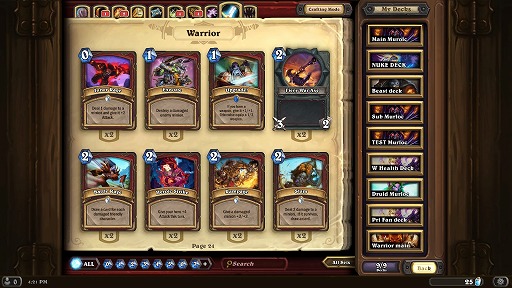 画像ギャラリー No.003のサムネイル画像 / あと1試合だけ……。Blizzard初のカードゲーム「Hearthstone: Heroes of Warcraft」は，やめどきが分からなくなる危険なゲームだった