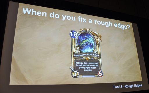 画像ギャラリー No.023のサムネイル画像 / ［GDC 2017］「Hearthstone」のリードデザイナーが明かす，プレイヤーが「語りたくなる」ゲームデザインとは