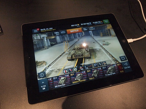 画像ギャラリー No.002のサムネイル画像 / ［E3 2014］6月26日に配信開始のiOS版「World of Tanks Blitz」をプレイ。本家の魅力はそのままに，テンポの速いバトルが展開