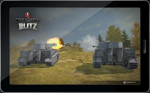 画像ギャラリー No.010のサムネイル画像 / ［E3 2014］6月26日に配信開始のiOS版「World of Tanks Blitz」をプレイ。本家の魅力はそのままに，テンポの速いバトルが展開