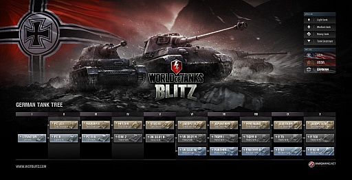 画像ギャラリー No.011のサムネイル画像 / ［E3 2014］6月26日に配信開始のiOS版「World of Tanks Blitz」をプレイ。本家の魅力はそのままに，テンポの速いバトルが展開