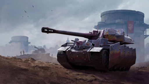 画像ギャラリー No.002のサムネイル画像 / 「World of Tanks Blitz」,「戦場のヴァルキュリア4」より戦車「ヴルガン」が登場