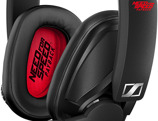 画像ギャラリー No.003のサムネイル画像 / Sennheiser，「GSP 303 Need for Speed Payback Edition」を100台限定で国内発売。「GSP 300」ベースのアナログ接続型ヘッドセット