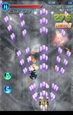 画像ギャラリー No.002のサムネイル画像 / シリーズ第3弾，STG「AstroWings3 icarus」がGoogle Playで配信開始