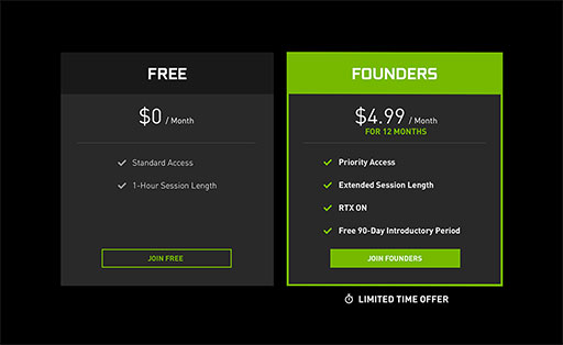 画像ギャラリー No.001のサムネイル画像 / NVIDIA,北米と欧州で「GeForce NOW」の正式サービスを開始。有料プランは月額4.99ドル