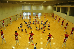 画像ギャラリー No.077のサムネイル画像 / 日本体育大学体操部が「戦国BASARA4」の“陣形合体”を再現！？　驚異のパフォーマンスにすっかり感動してしまった収録現場の模様をレポート