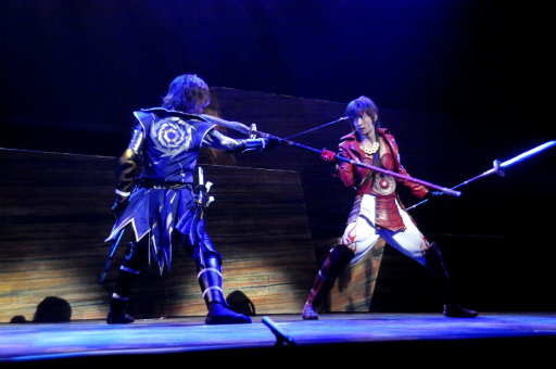 画像ギャラリー No.040のサムネイル画像 / いよいよ初日を迎えた舞台「『戦国BASARA3』‐咎狂わし絆‐」東京公演のゲネプロ鑑賞レポート。石田三成と徳川家康を軸に新たな物語が展開する
