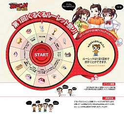 画像ギャラリー No.001のサムネイル画像 / 「おいでよ！コンビニ」，装飾アイテムを獲得できるルーレットイベントを実施