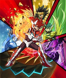 画像ギャラリー No.005のサムネイル画像 / 「ガイストクラッシャー」，謎の組織“イレイザー”に所属する「サイファ」のビジュアルが公開。必殺技「ガイストアーツ」や新型ガイストの情報も