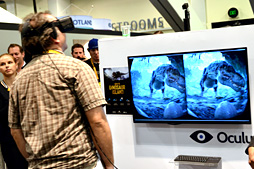 画像ギャラリー No.004のサムネイル画像 / ［GDC 2015］Crytekの2015年は仮想現実とAndroid TVにフォーカス。ブースでCEOに話を聞きつつ，恐竜と戯れてきた