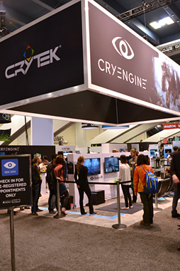 画像ギャラリー No.008のサムネイル画像 / ［GDC 2015］Crytekの2015年は仮想現実とAndroid TVにフォーカス。ブースでCEOに話を聞きつつ，恐竜と戯れてきた