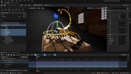 画像ギャラリー No.006のサムネイル画像 / 「Unreal Engine 5.5」正式リリース。直感的なアニメーション制作機能やLumenのパフォーマンス向上,モバイル開発向けの追加機能など