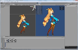 画像ギャラリー No.013のサムネイル画像 / 「そんじゃ,始めるとしますかっ!」ついに公開されたUnity公式3Dキャラクター「ユニティちゃん」の使い方・初級編